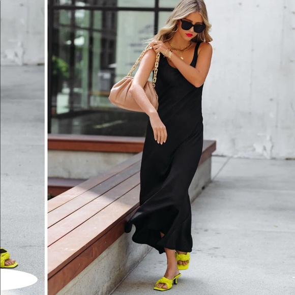 Satin VICI Dress - Picture 6 of 9